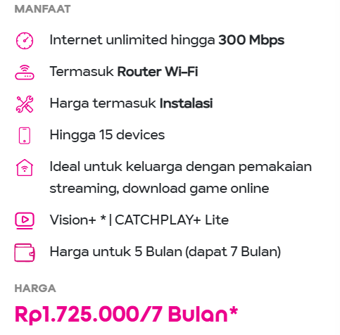 paket 300 7bulan