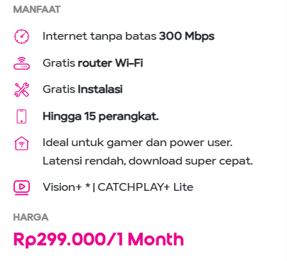 hifi Plus 300 Mbps 1 Bulan